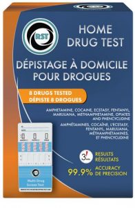 Test de drogues THC 25 ng/ml